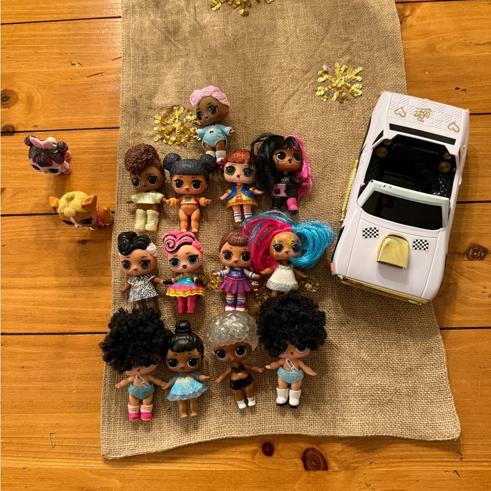 Collection of L.O.L. Surprise Dolls & LOL Surprise RC Wheels Limited Edition Car